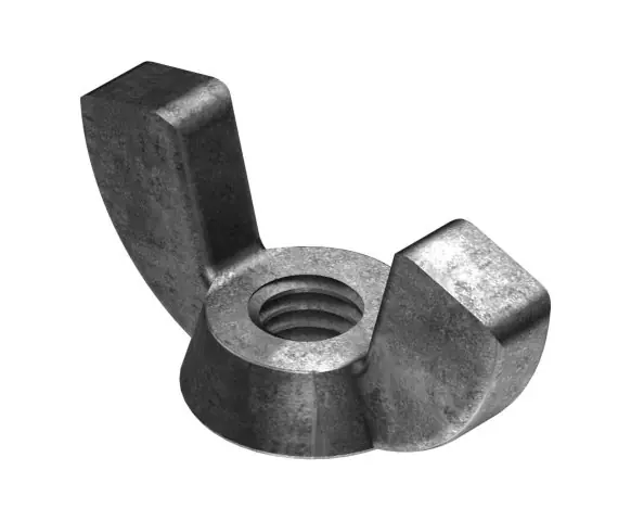 Wing Nuts Type A Light Series Coarse Thread 3/8-16 x 23/32 in Low Carbon Steel Zinc Clear Trivalent Must Have