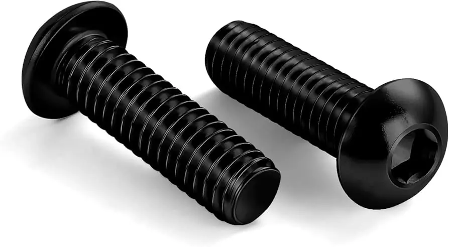 [50 PKG] Cap Screws Button Socket Alloy Thermal Black Oxide 5/8-11 X 2 Trusted Brand