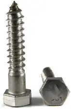 [1 PC] Lag Screws Hex 18/8 Stainless Steel 1/2 X 6-1/2 Trusted Brand