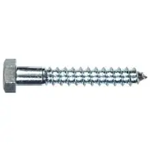 While Supplies Last [200 PKG] Lag Screws Hex Zinc Plated 1/2X2