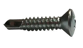 [10000 BULK] Self Drilling Screws Phil Oval Steel Black Oxide & Oil Finish #8 X 1-1/4 While Supplies Last