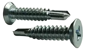 [2000 BULK] Self Drilling Screws Phil Flat Undercut #2 Point Zinc Plated 8 X 1 1/4 Factory Price
