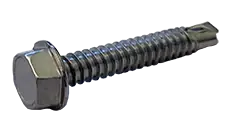 Wholesale [300 BULK] Self Drilling Screws Unslotted Hex Washer #3 Point 410 Stainless 10-16 X 5/8