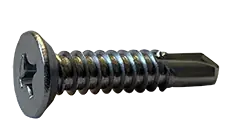 [3000 BULK] Self Drilling Screws Phil Flat Undercut #3 Point 18/8 Stainless 14 X 3/4 Clearance