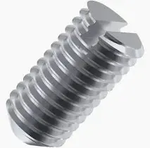 [100 PKG] Set Screws Slotted Cup Point 18/8 Stainless 10-32 X 5/16 Cheap