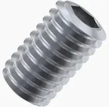[100 PKG] Set Screws Socket Flat Point Alloy Steel 3/8-24 X 1/4 Luxury