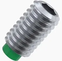 [100 PKG] Set Screws Socket Nylon Tip Alloy Steel 1/4-20 X 5/8 Worldwide Shipping