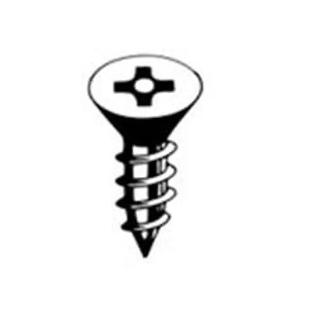 [100 PKG] Sheet Metal Screws Flat Head Pin In Phillips 18/8 Stainless Steel 10 X 2-1/2 Direct From Manufacturer