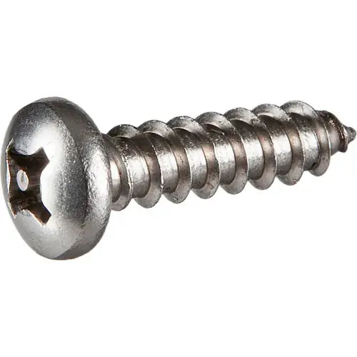 [100 PKG] Sheet Metal Screws Pan Head Pin In Phillips 18/8 Stainless Steel 4 X 3/8 Weekend Sale
