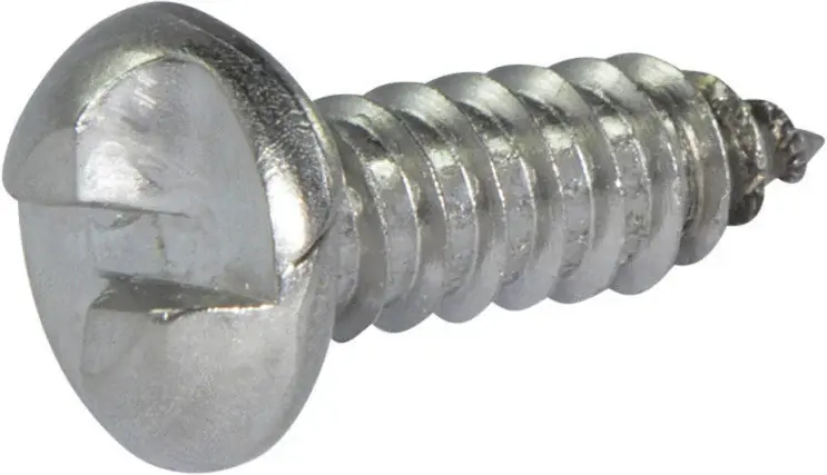 [100 PKG] Sheet Metal Screws Round Head One Way 18/8 Stainless Steel 12 X 5/8 Secure Checkout