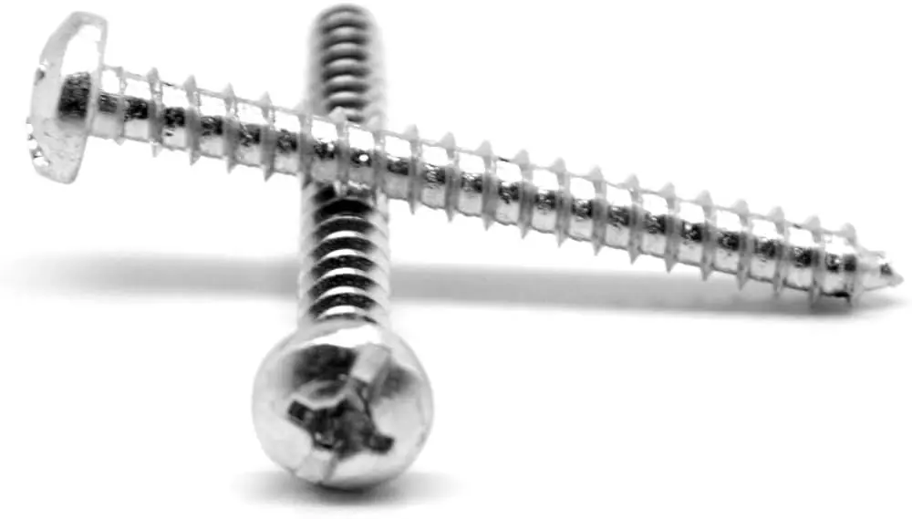 [100 PKG] Sheet Metal Screws Type A Combination Pan Head 18/8 Stainless Steel #10 X 2-1/2 Buy Direct