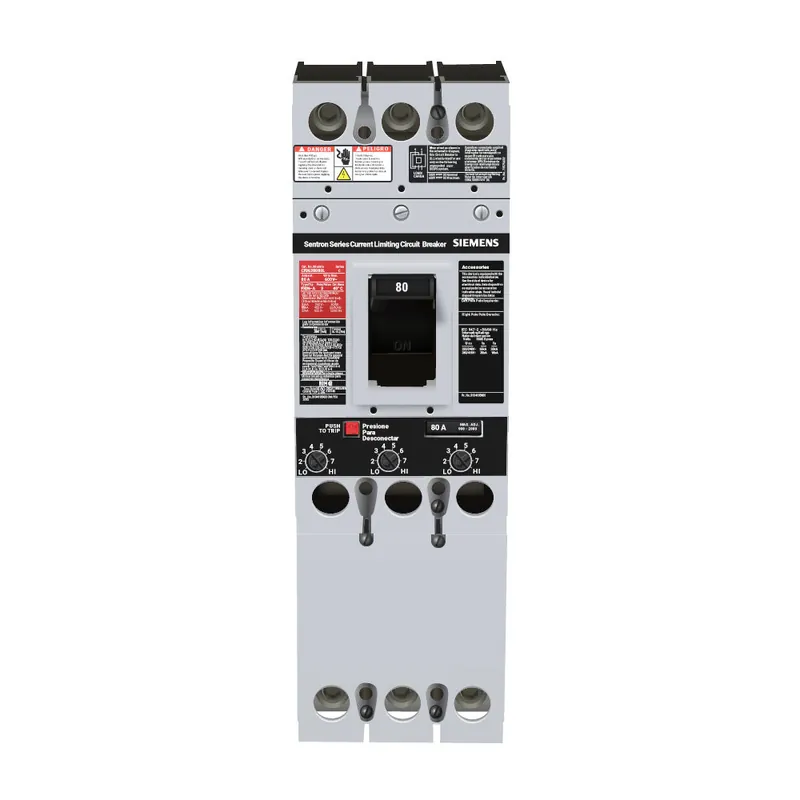 CFD63B080L - Siemens - Molded Case Circuit Breaker - Bolt-On - 80 Amp - 3 Pole - 600 Volt Next Day Delivery