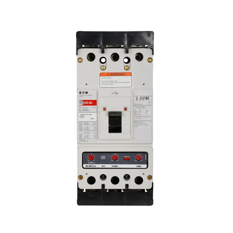 Order Now HKD3400Y - Eaton - Molded Case Circuit Breaker - Bolt-On - 400 Amp - 3 Pole - 600 Volt