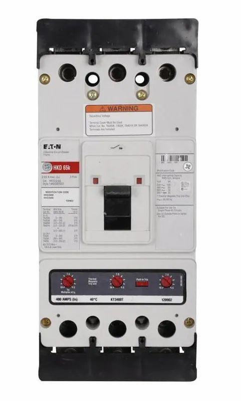 Premium HKD3250Y - Eaton - Molded Case Circuit Breaker - Bolt-On - 250 Amp - 3 Pole - 600 Volt