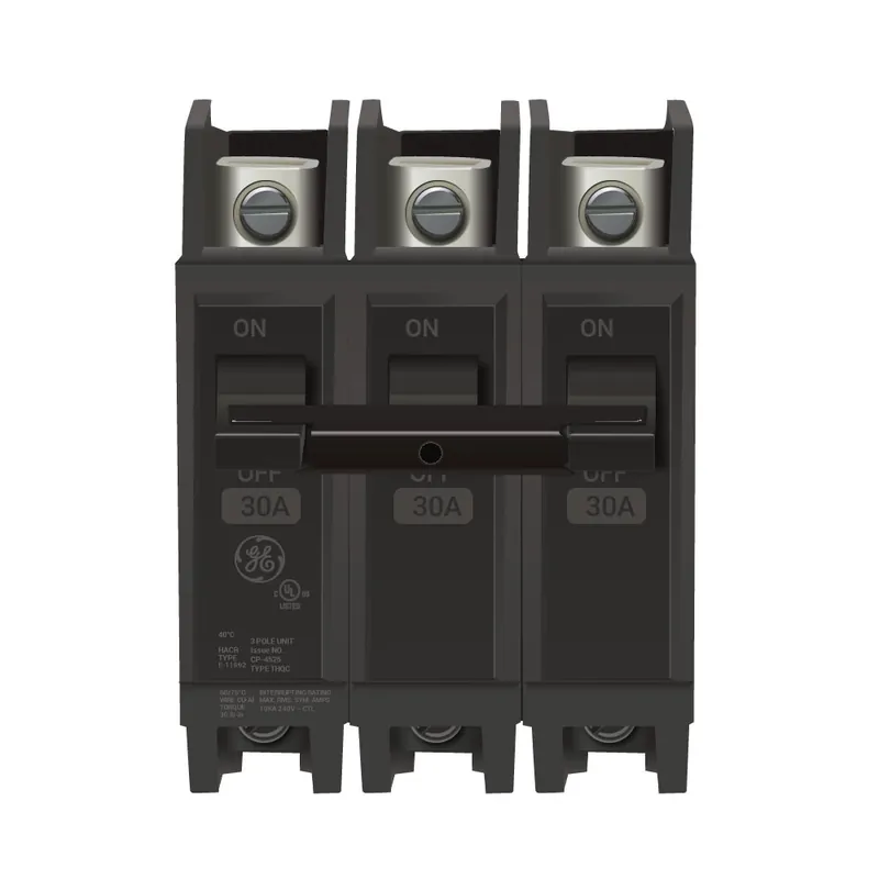 THQC32030 - GE - Molded Case Circuit Breaker - Feed-Thru - 30 Amp - 3 Pole - 240 Volt Free Delivery
