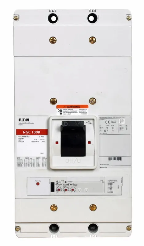 High Quality NGC312032E - Eaton - Molded Case Circuit Breaker - Bolt-On - 1200 Amp - 3 Pole - 600 Volt