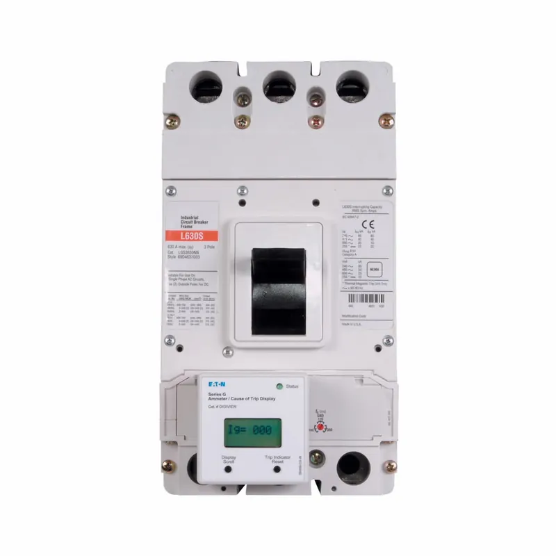 LGS3630NN - Eaton - 630 Amp Molded Case Circuit Breaker - Feed-Thru - 630 Amp - 3 Pole - 600 Volt Exclusive Offer
