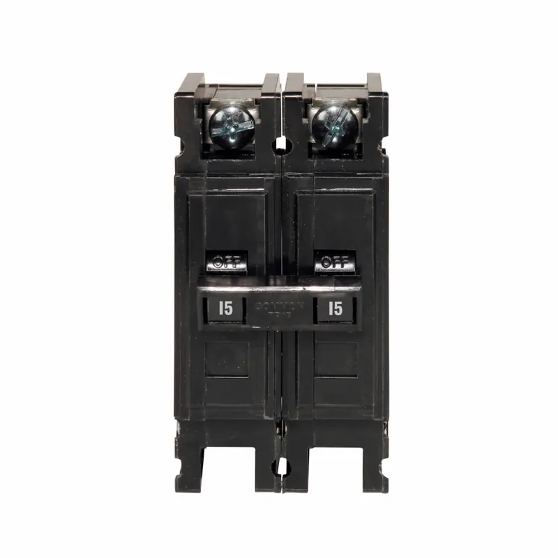Deal QC2015H - Eaton - 15 Amp Molded Case Circuit Breaker - Feed Thru - 15 Amp - 2 Pole - 240 Volt