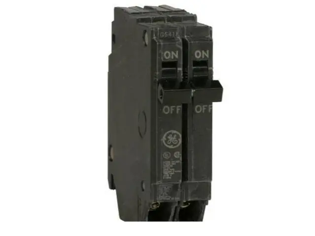 TXQB2125 - GE 25 Amp Molded Case Circuit Breaker - Bolt-On - 25 Amp - 2 Pole - 240 Volt Warranty Included