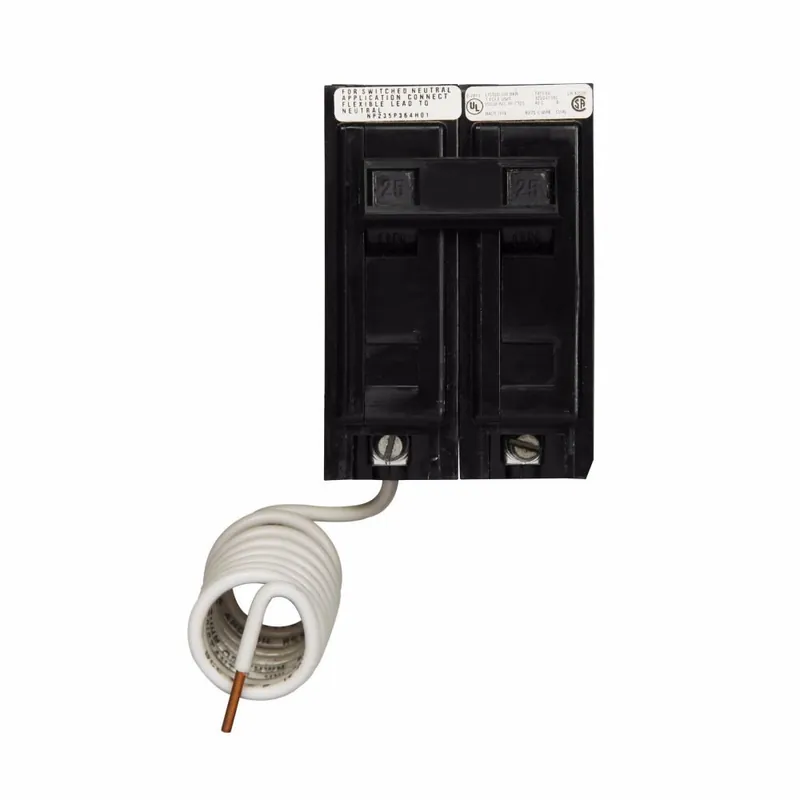 Fast Shipping BAB2025S - Eaton - Shunt Trip Circuit Breaker - Bolt-On - 25 Amp - 2 Pole - 240 Volt