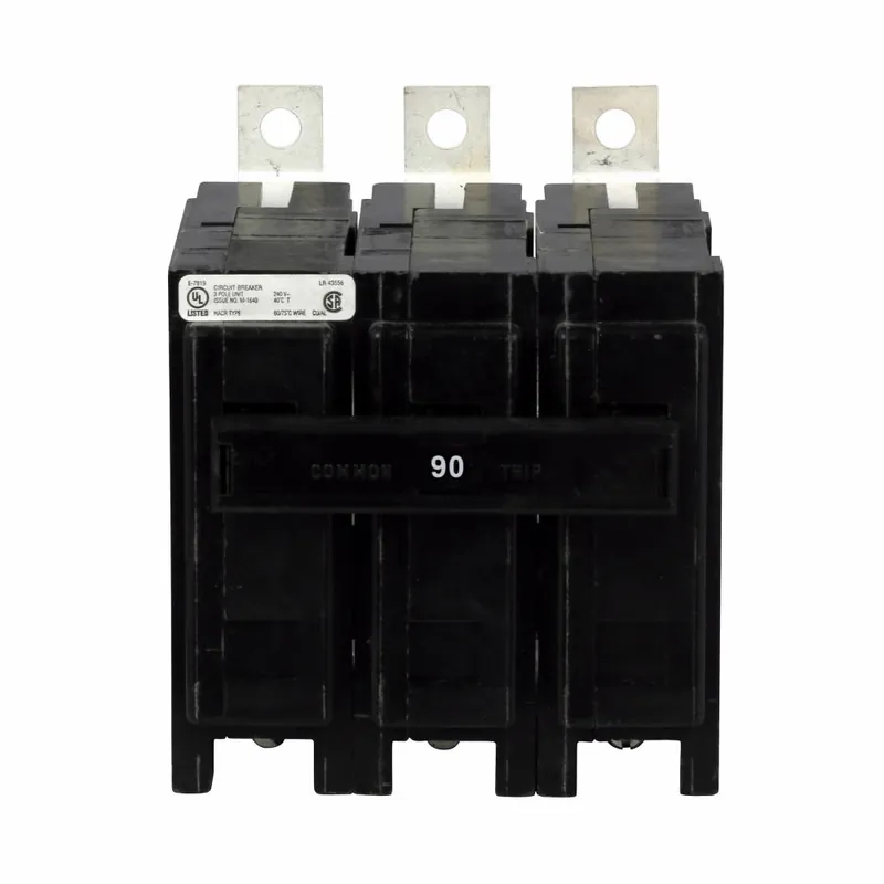 Order Now QBHW3090HS - Eaton - 90 Amp Circuit Breaker - Bolt-On - 90 Amp - 3 Pole - 240 Volt