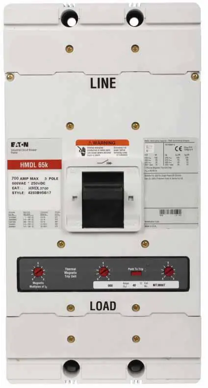 Factory Price HMDL3700 - Eaton - Molded Case Circuit Breaker - Feed-Thru - 700 Amp - 3 Pole - 600 Volt