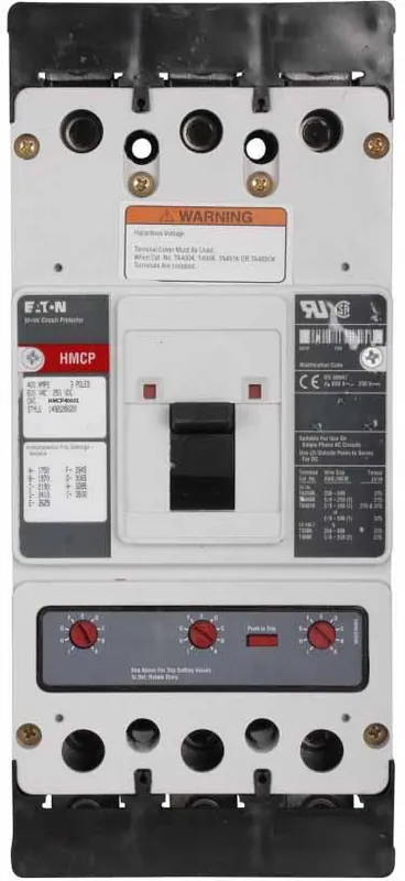HMCP400J5 - Eaton - Molded Case Circuit Breaker - Feed-Thru - 400 Amp - 3 Pole - 600 Volt Crafted