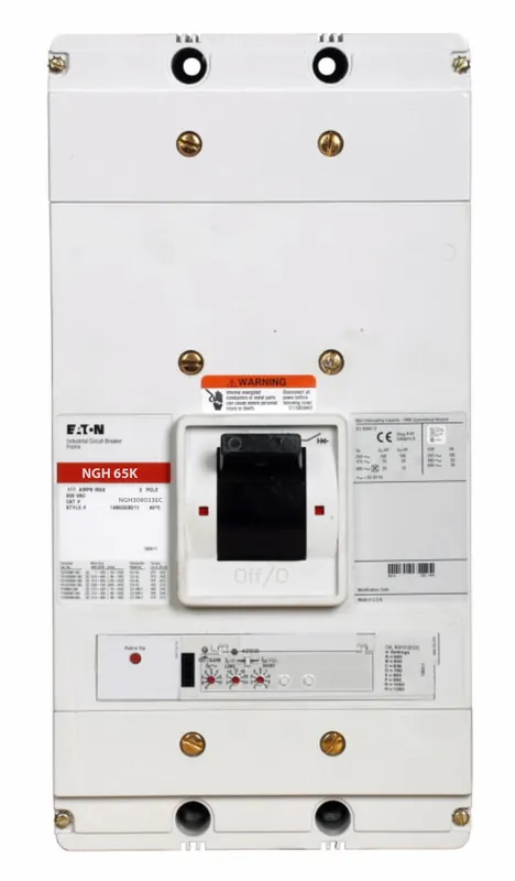 Premium NGH308033EC - Eaton - Molded Case Circuit Breaker - Bolt-On - 800 Amp - 3 Pole - 600 Volt