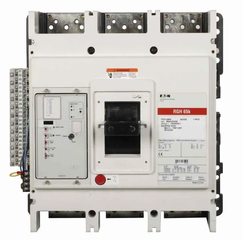 Deal RGH316036E - Eaton - Molded Case Circuit Breaker - Bolt-On - 1600 Amp - 3 Pole - 600 Volt