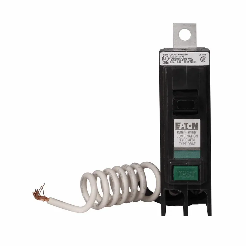 Instant Buy QBCAF1015 - Eaton - 15 Amp AFCI Circuit Breaker - Bolt-On - 15 Amp - 1 Pole - 120 Volt