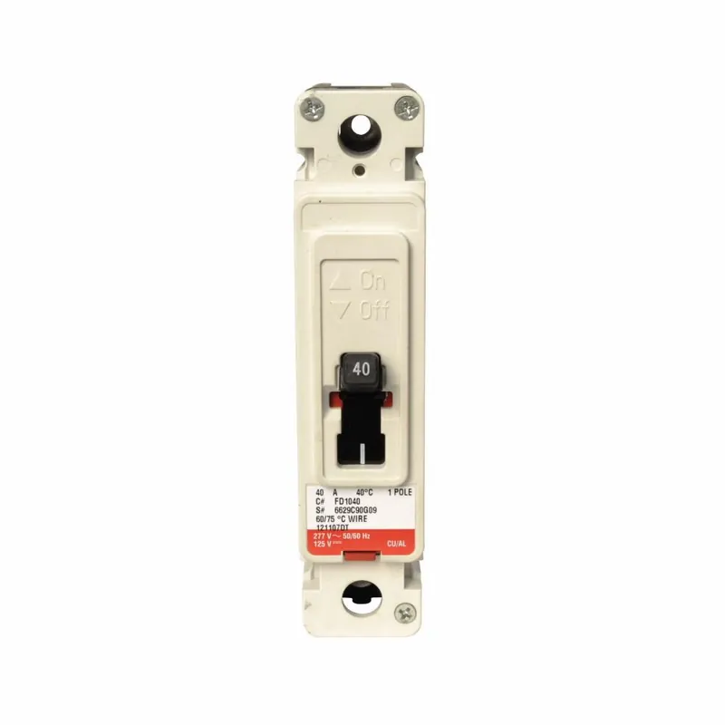 Worldwide Shipping FD1030L (347V) - Eaton - Molded Case Circuit Breaker - Bolt-On - 30 Amp - 1 Pole - 347 Volt