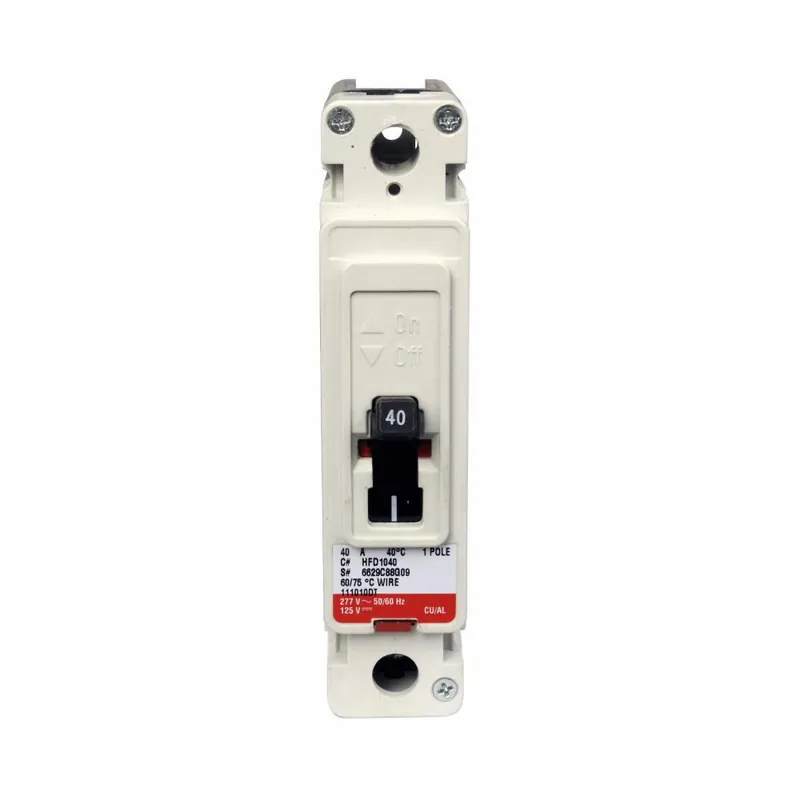 HFD1020L (347V) - Eaton - Molded Case Circuit Breaker - Bolt-On - 20 Amp - 1 Pole - 347 Volt Professional Grade