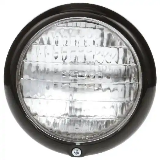 Truck-Lite 1 Bulb Black Par 36 5 in. Round Incandescent Work Light 12V - 80364 Bulk Order