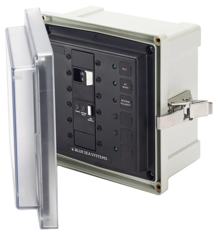 Time-Limited Blue Sea Systems SMS Surface Mount System Panel Enclosure 120/240V AC / 50A ELCI Main - 3119