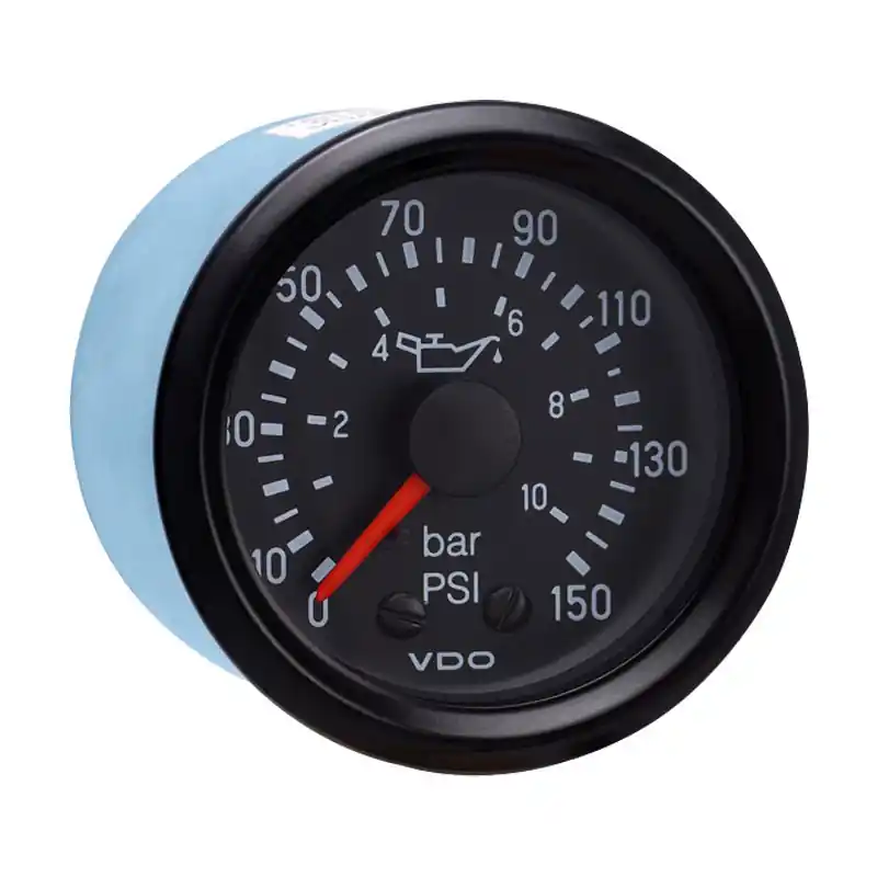 Must Have VDO 2-1/16 in. Cockpit International 150 PSI/10 bar Mechanical Oil Pressure Gauge 12V - 150-904