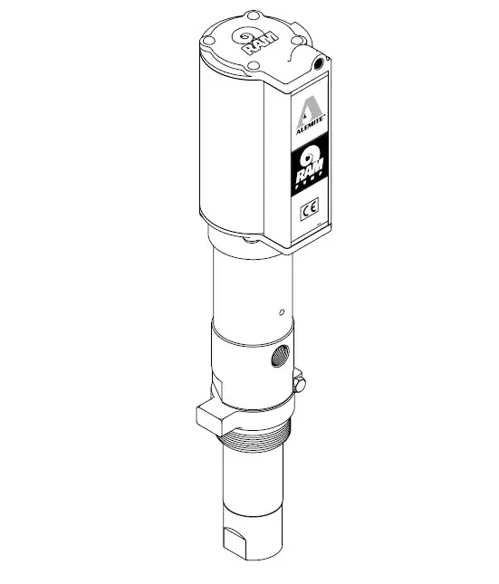 Alemite Medium Pressure Stub Pump with 10:1 Ratio and Bung Adapter - 9970 Price Cut
