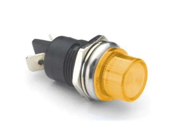 Cole Hersee PL-522 Series Amber LED Pilot Light 12V with 3/4 in. Metal Bezel - Boxed - PL-522-AC Super Sale