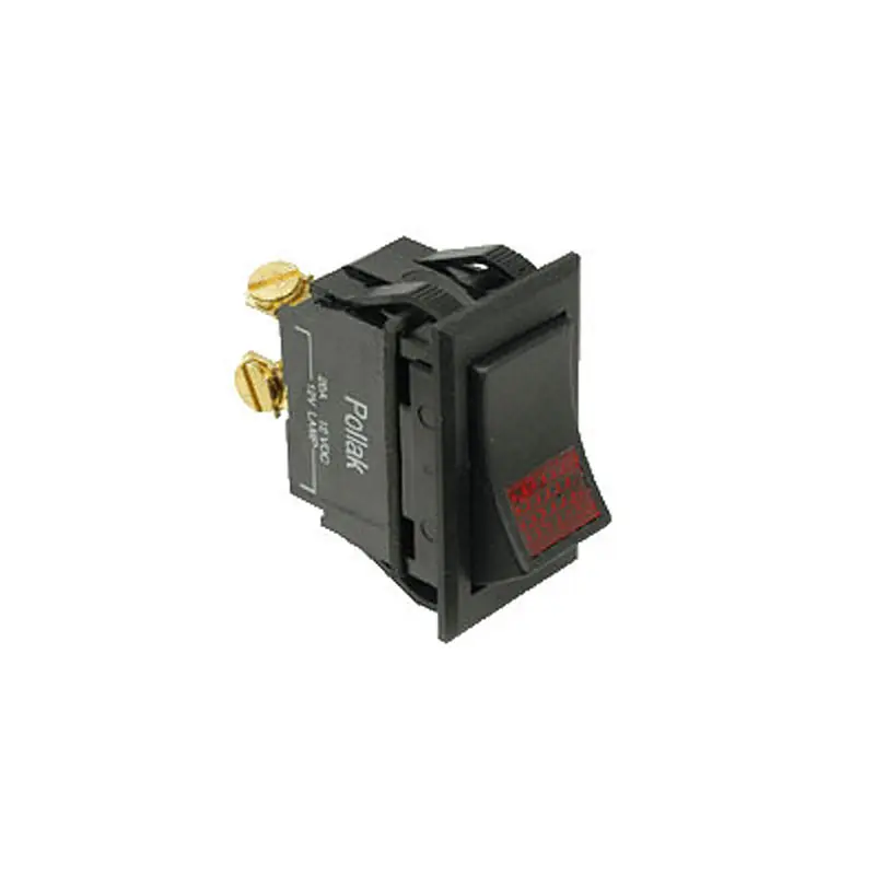 Buy Today Pollak Universal Design Rocker Switch 20A 12V DPDT Off-On-On - Packaged - 34-311P