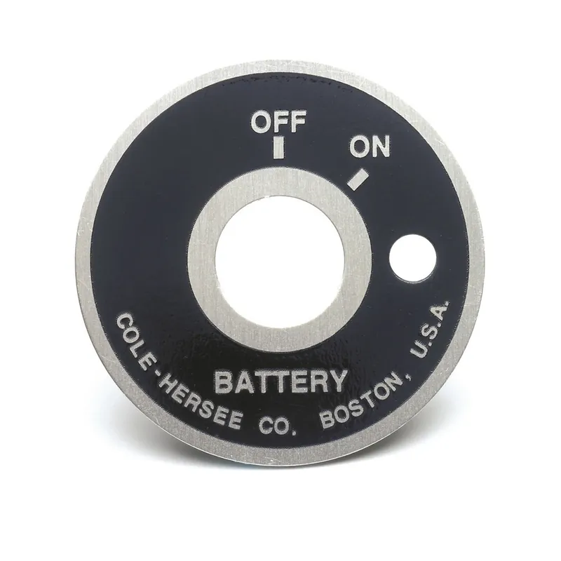 Secure Checkout Cole Hersee Face Plate with Indexing Hole - Boxed - 82065-02