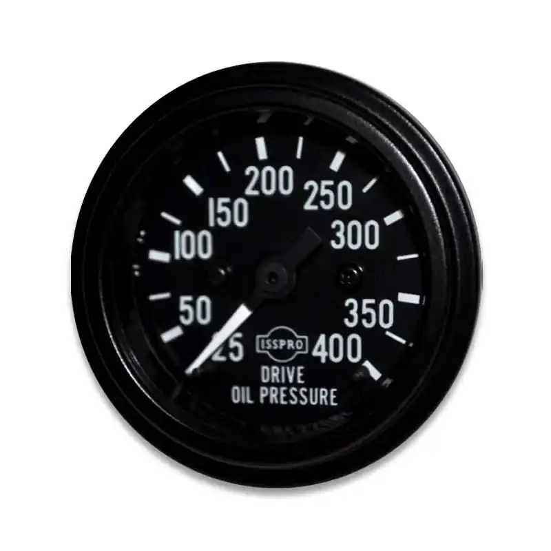 ISSPRO Mechanical Drive Oil Pressure Gauge, 25-400 PSI 2-1/16 in. - R8608 Money Back Guarantee