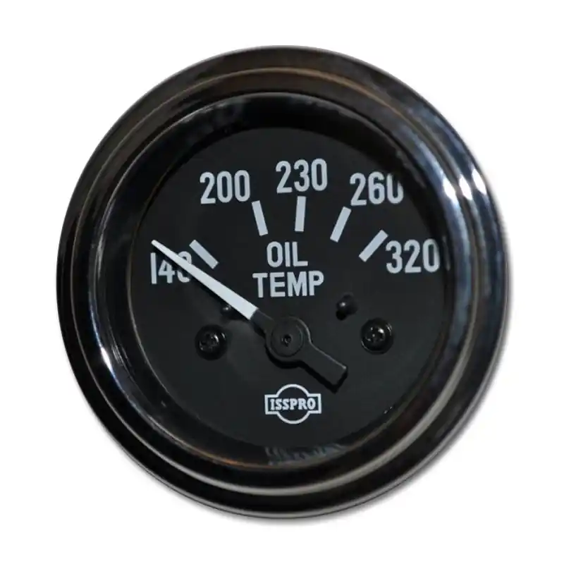Mega Sale ISSPRO Electronic Oil Temperature Gauge Chrome 2-1/16 in. - R8754
