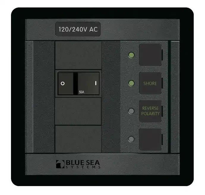 Mega Sale Blue Sea Systems C-Series 240 Volt AC Triple-Pole Flat Rocker Circuit Breaker Panel - 1168