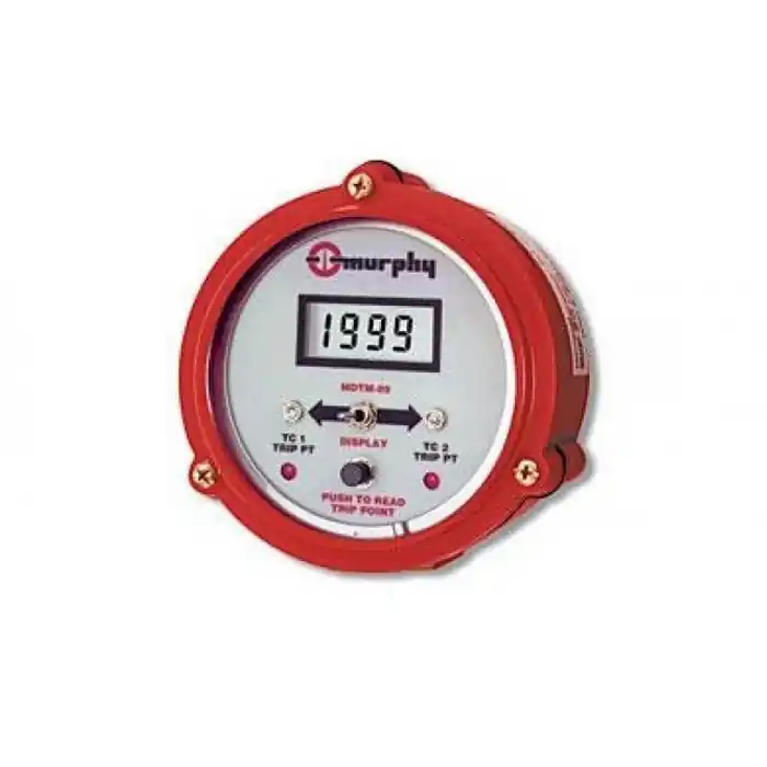 Murphy 0-1999F Dual Temperature Swichgage 100-350 VDC CD Ignition - Negative Ground FET Outputs- MDTM89-F-A-K Free Returns