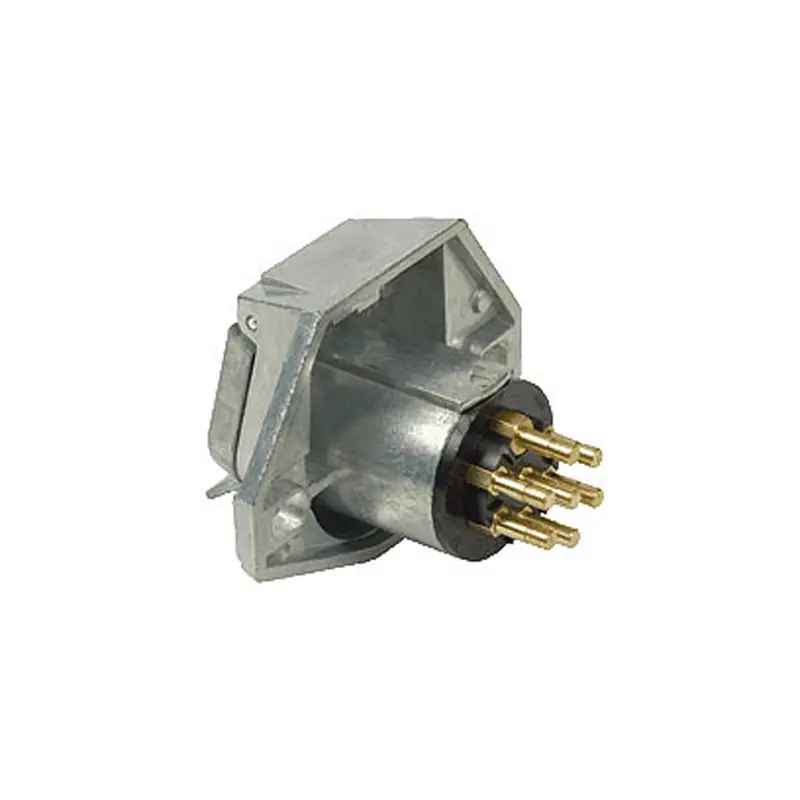 Worldwide Shipping Pollak 7-Way Bullet Termination Style Socket Bullet with Solid Brass Terminals - Packaged - 11-797P