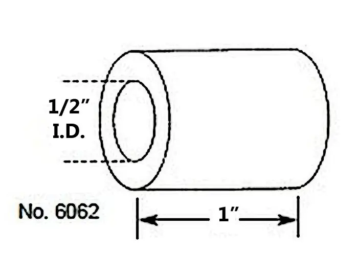 Unity Spacer - 1 in x 1/2 in - 6062 Factory Price