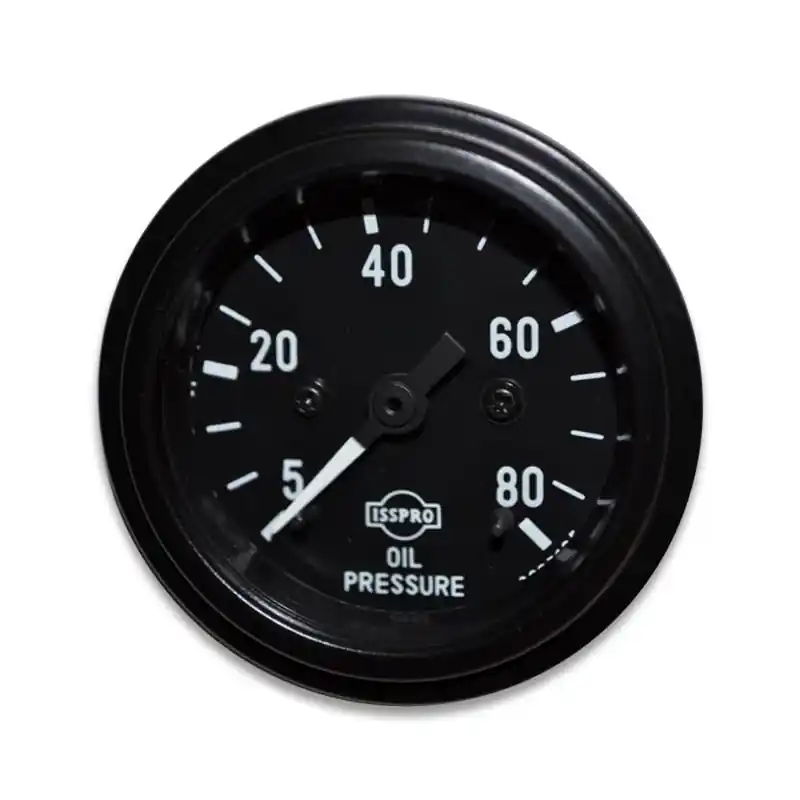 Final Sale ISSPRO Mechanical Oil Pressure Gauge 80 PSI 2-1/16 in. - R8600