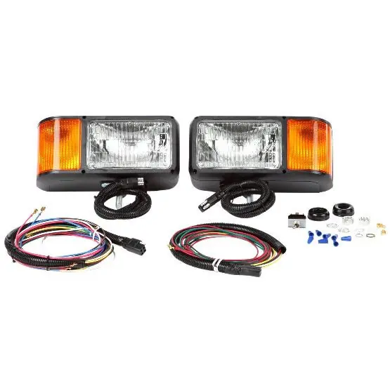 Limited Edition Truck-Lite 2 Bulb 4 x 6 In. Rectangular Universal Halogen Economy Snow Plow Light Kit 12V - 80888