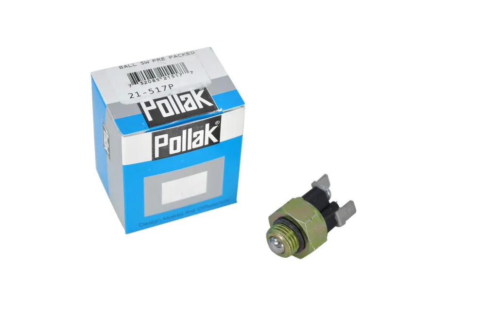 Certified Pollak Precision Ball Switch, Normally Closed, Exposed Terminal - Packaged - 21-517P