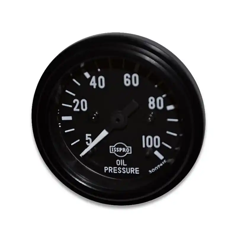 ISSPRO Mechanical Oil Pressure Gauge 100 PSI 2-1/16 in. - R8601 Hot Deal