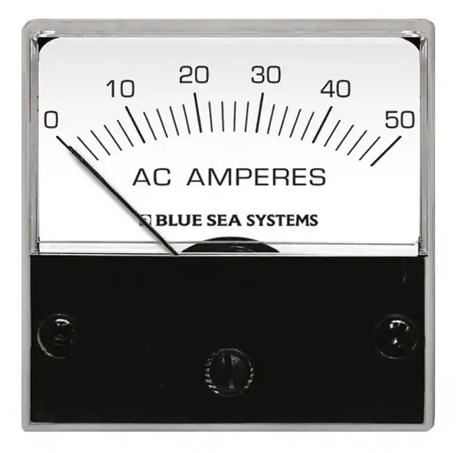 Blue Sea Systems AC Analog Micro Ammeter 0 to 50A with Coil - 8246 Limited Offer